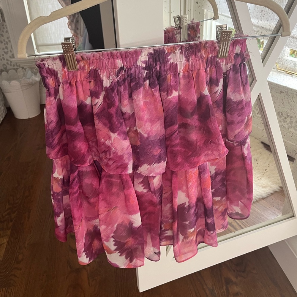 Preppy loveshackfancy skirt